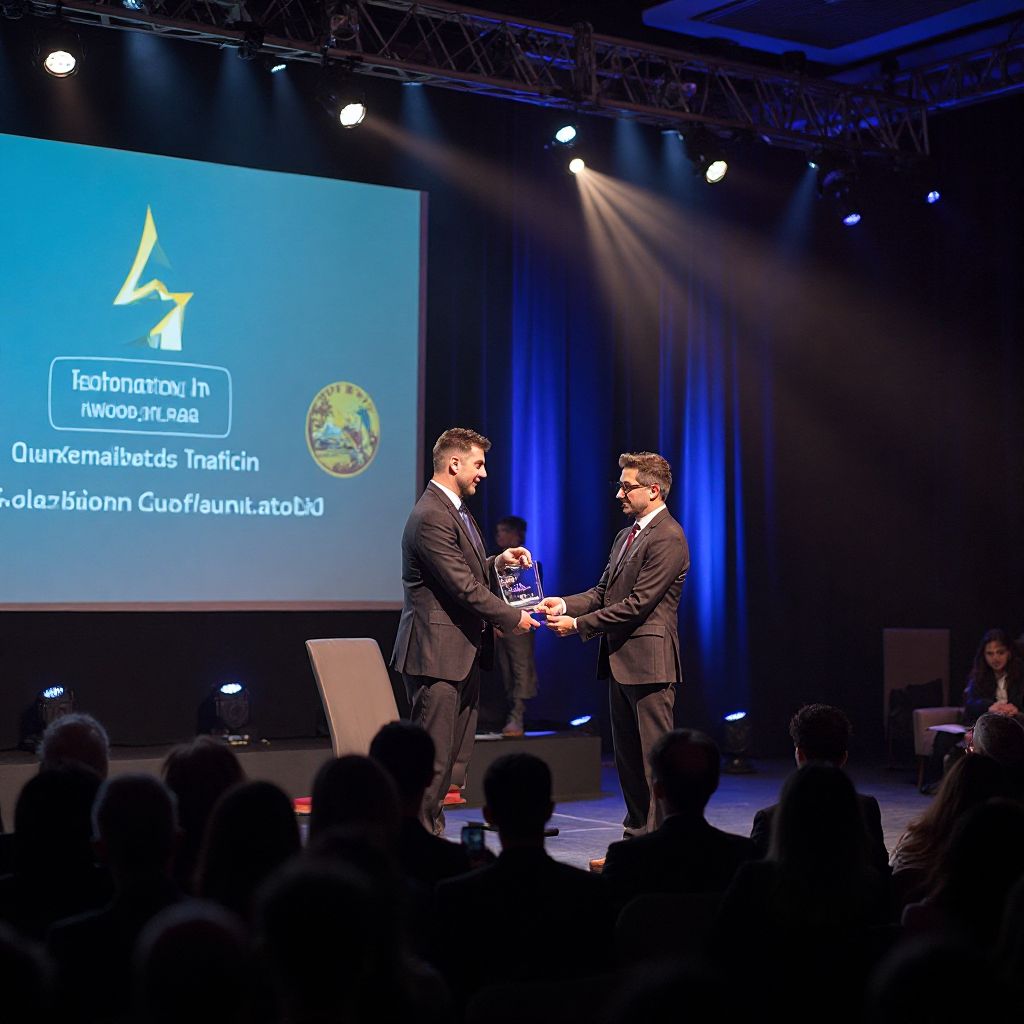 Primirea premiului pentru inovație la Romanian IT Awards